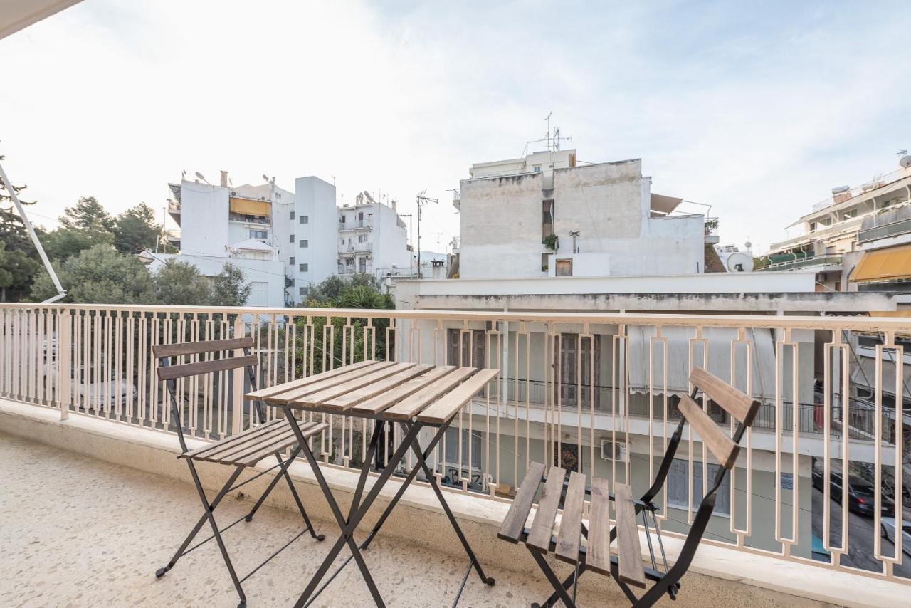 Cozy And Fresh Apt Close To Metro Athen Eksteriør bilde