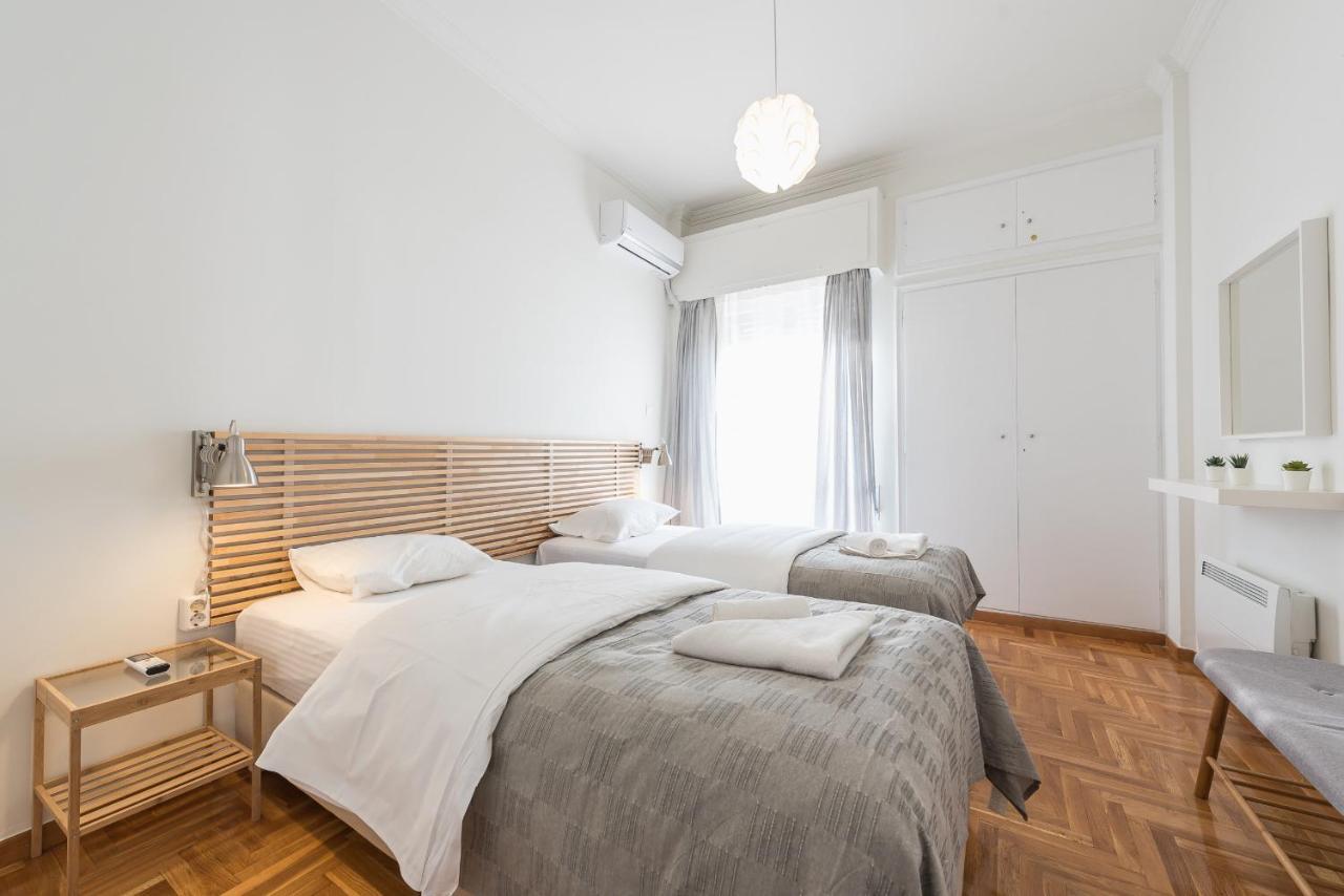 Cozy And Fresh Apt Close To Metro Athen Eksteriør bilde